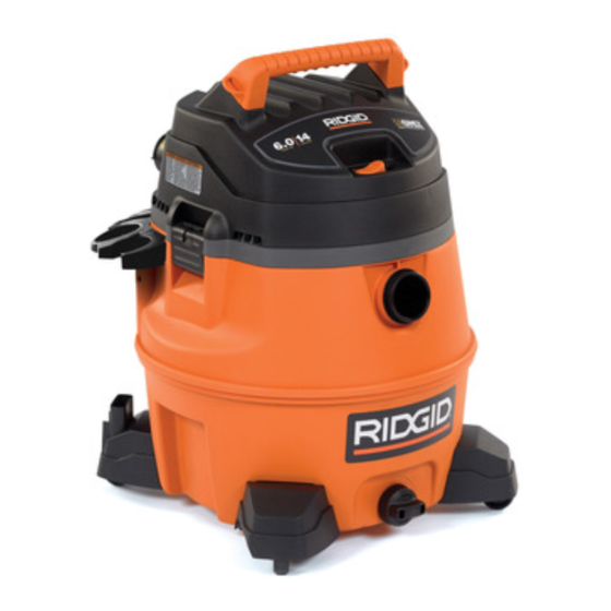 RIDGID WD14500 Manuales