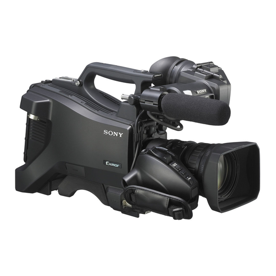 Sony HXC-D70 Manual De Instrucciones