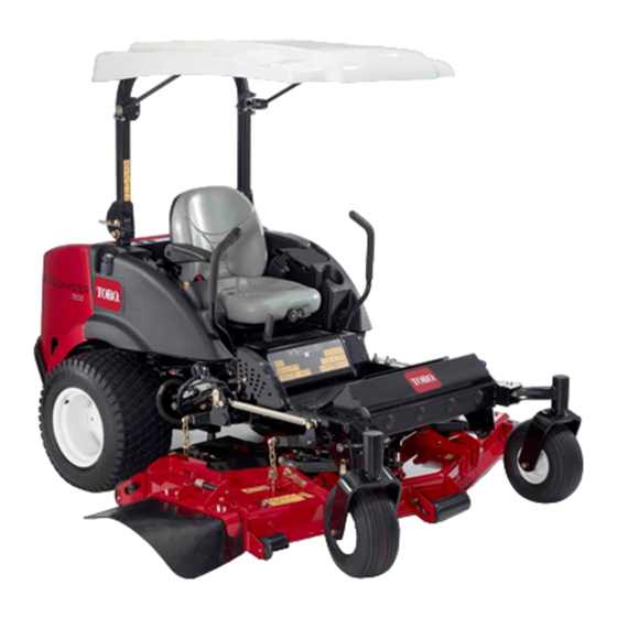 Toro Groundsmaster 7200 Manual Del Operador