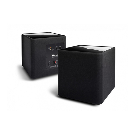 KEF Kube-1 Manuales