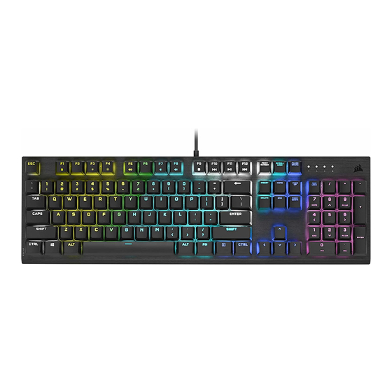 Corsair K60 RGB PRO Manual Del Usuario
