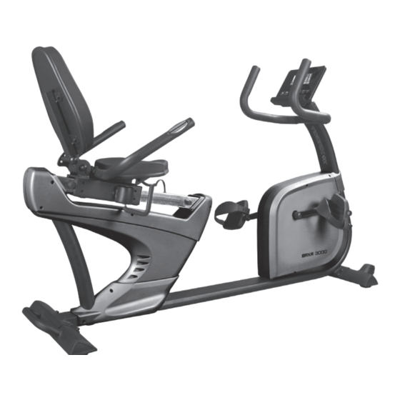 toorx BRXR 3000 Manual De Instrucciones