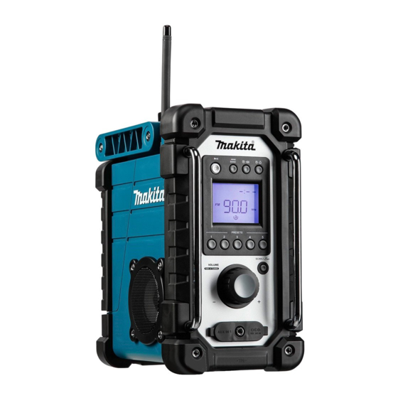 Makita DMR102 Manual De Instrucciones
