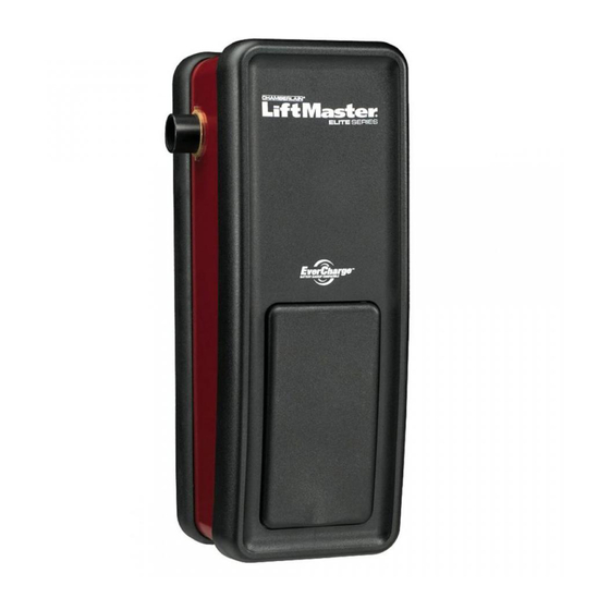Chamberlain ELITE Serie Manual Del Propietário