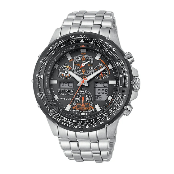 Citizen U600 Manual De Instrucciones