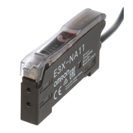 Omron E3X-NA Guia De Inicio Rapido