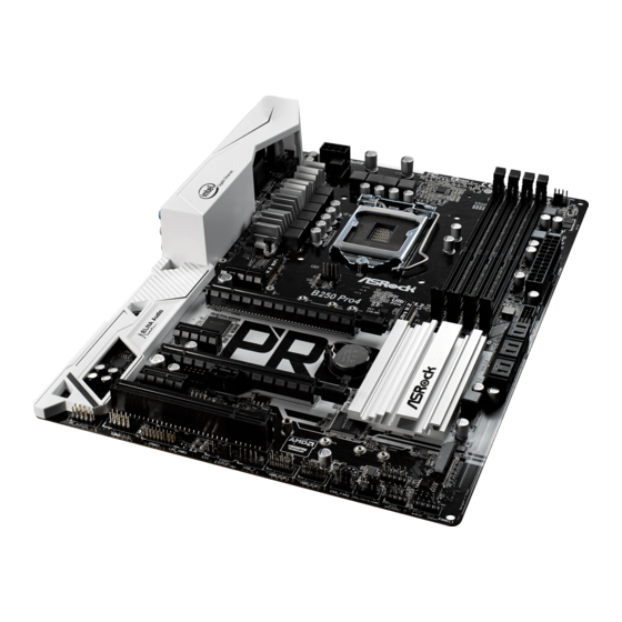 ASROCK B250 Pro4 Manual De Instrucciones