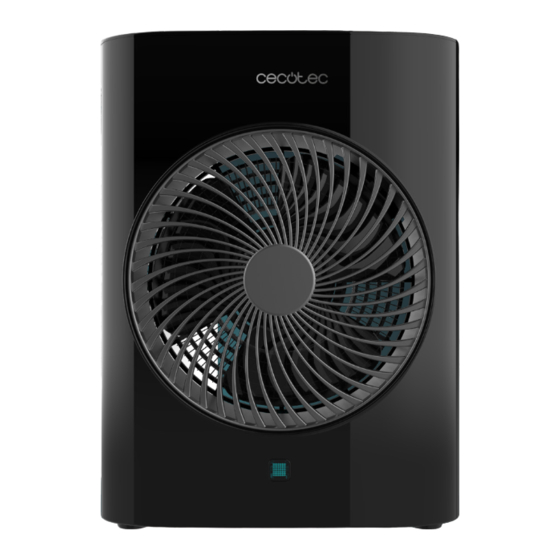 cecotec READYWARM 2070 MAX FORCE SMART BLACK Manual De Instrucciones