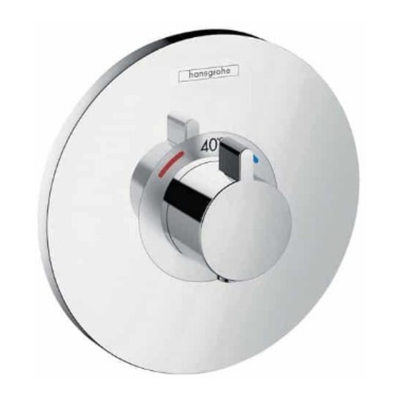 Hansgrohe ShowerSelect 15738 Serie Modo De Empleo/Instrucciones De Montaje