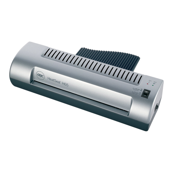 GBC HeatSeal H65 Manual De Instrucciones