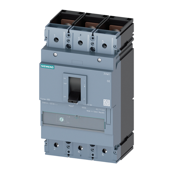 Siemens 3VM13 Manuales