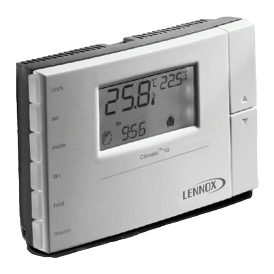 Lennox Climatic 10 Manual De Usuario