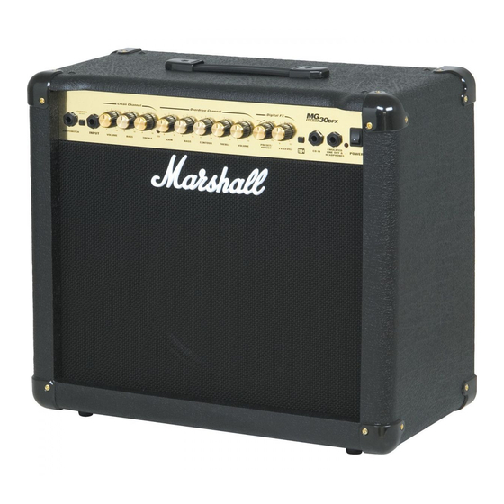 Marshall MG Serie Manual Del Propietário