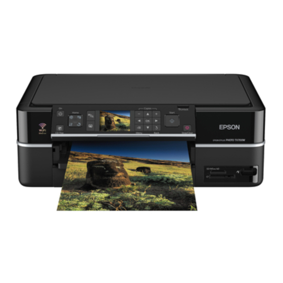 Epson STYLUS PHOTO TX700W Guia De Instalacion