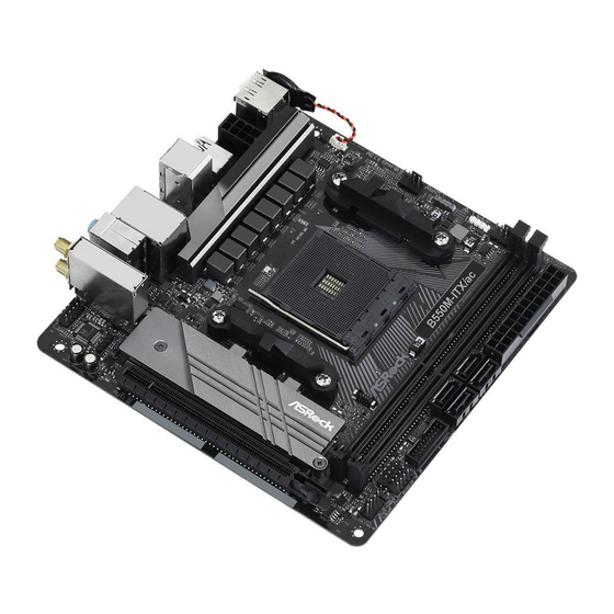 ASROCK B550M-ITX/ac Manual De Instrucciones