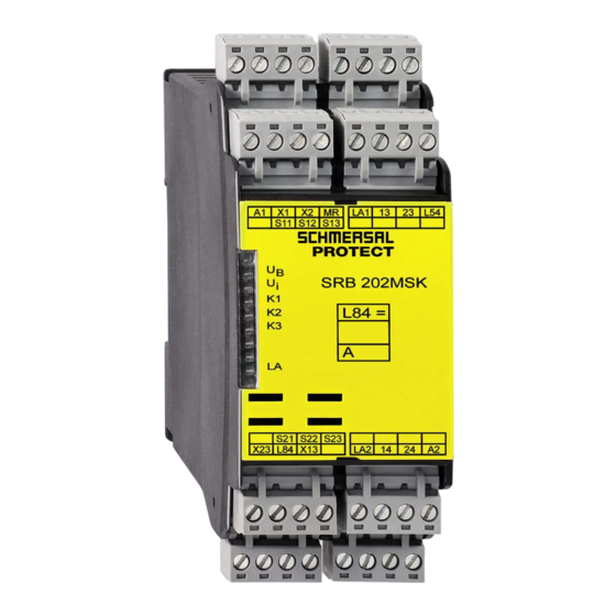 schmersal SRB 202MSK Manual De Instrucciones