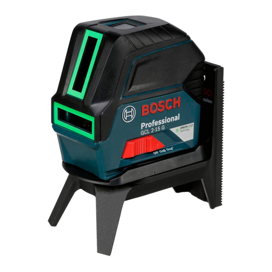 Bosch Professional GCL 2-15 G Manual Original