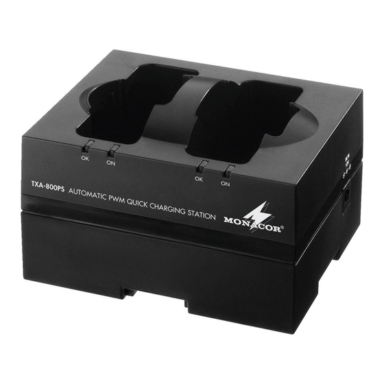 Monacor PA TXA-800PS Manual De Instrucciones
