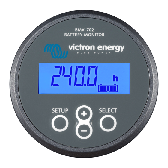 Victron energy BMV-700 Manual De Instrucciones