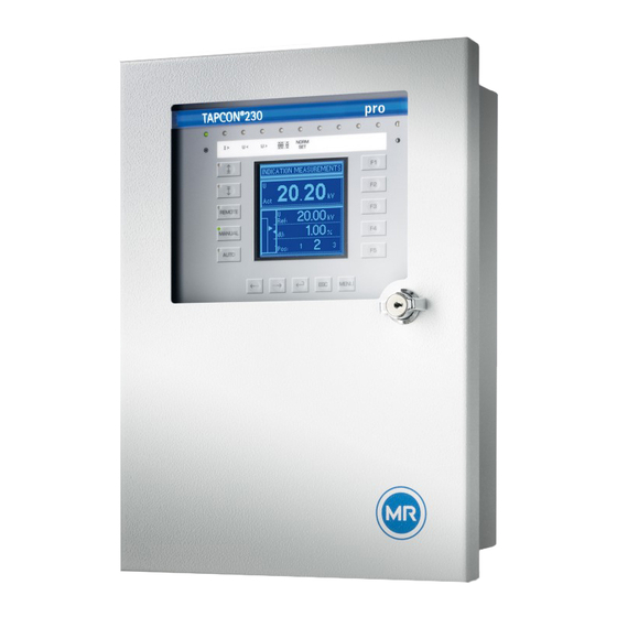 MR TAPCON 230 pro Instrucciones De Servicio
