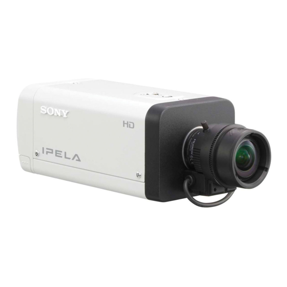 Sony IPELA SNC-CH140 Guia Del Usuario