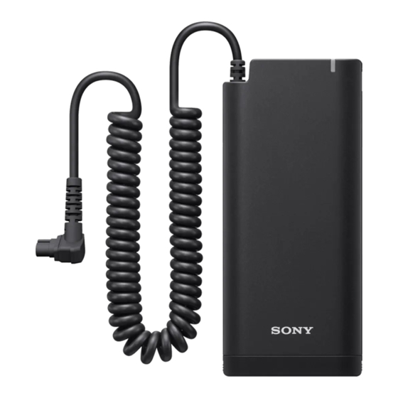 Sony FA-EBA1 Manual De Instrucciones