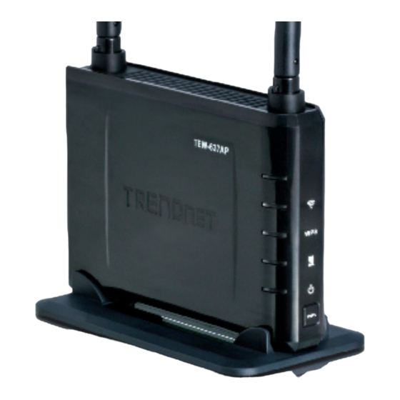 TRENDnet TEW-637AP Guía De Instalación Rápida
