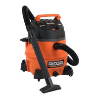 RIDGID WD1450 El Manual Del Propietario