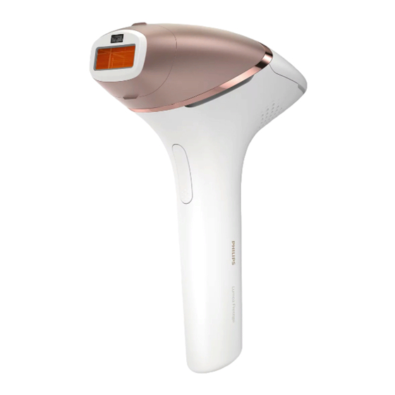 Philips Lumea Prestige Tarjeta De Consulta Rápida