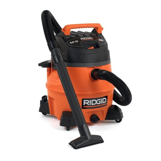 RIDGID WD1450 Manual Del Operador