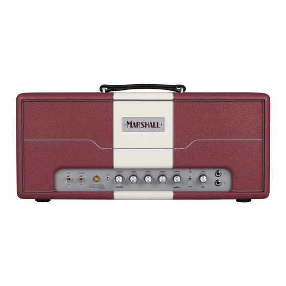 Marshall ASTORIA CUSTOM Manuales