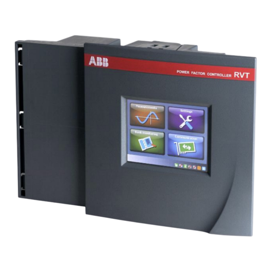 ABB RVT Serie Instrucciones De Instalación Y De Funcionamiento