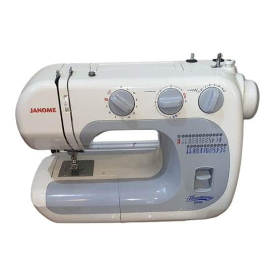 Janome 385.2049LX200 Manuales