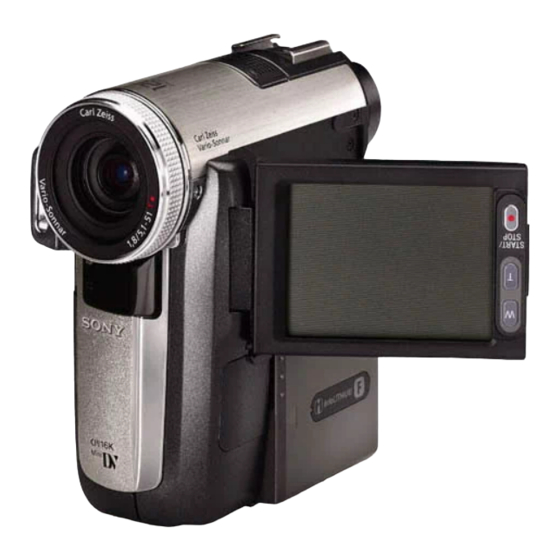 Sony HANDYCAM DCR-PC350E Manual De Instrucciones
