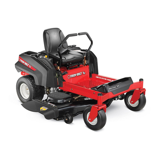 Troy-Bilt Mustang Series RZT Manual Del Operador