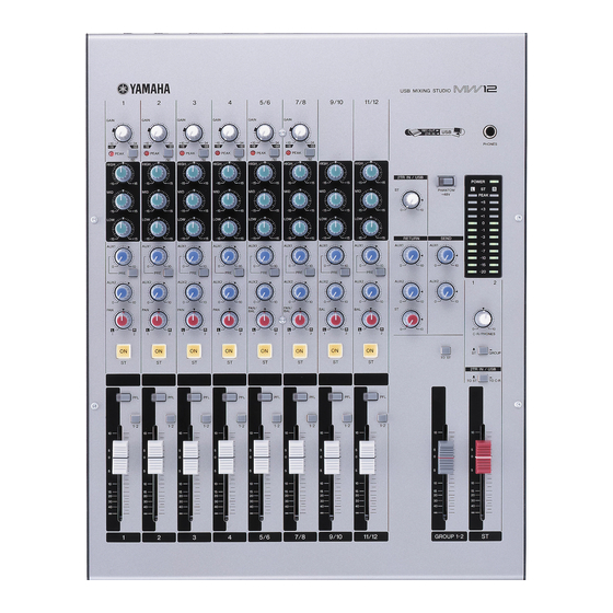 Yamaha MW12 Manual De Instrucciones