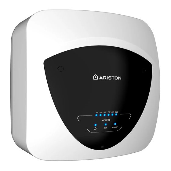 Ariston ANDRIS ELITE Serie Instrucciones Para La Installacción, El Uso, La Manutención