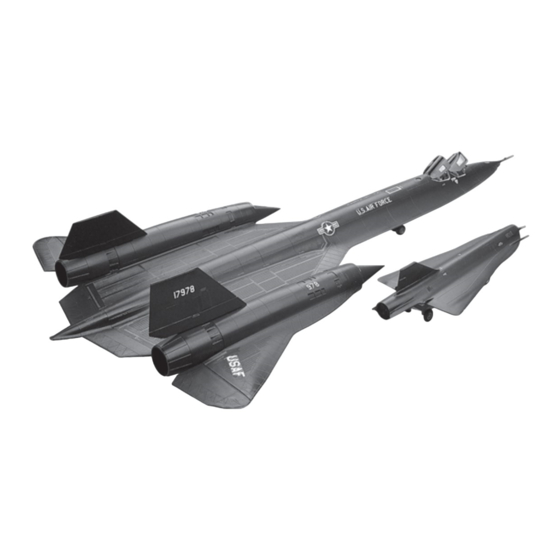 REVELL SR-71 BLACKBIRD Manual De Instrucciones