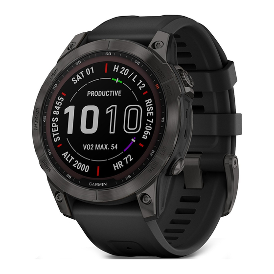 Garmin FENIX 7 Manuales