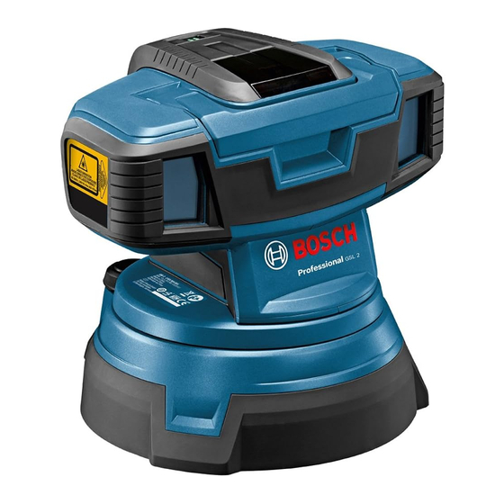 Bosch Professional GSL 2 Set Manual Original