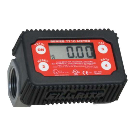 Tuthill Fill-Rite TT10A Serie Manual De Operación Y Seguridad