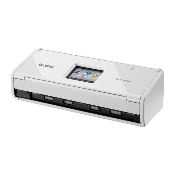 Brother ADS-1100W Guia Del Usuario
