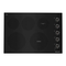 KitchenAid KCES550HBL - 30" Placa de cocina eléctrica con 5 quemadores y mandos de control Manual