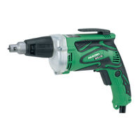 Hitachi Koki W6V4 Instrucciones De Manejo