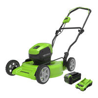 GreenWorks MO40L04 Manual Del Operador
