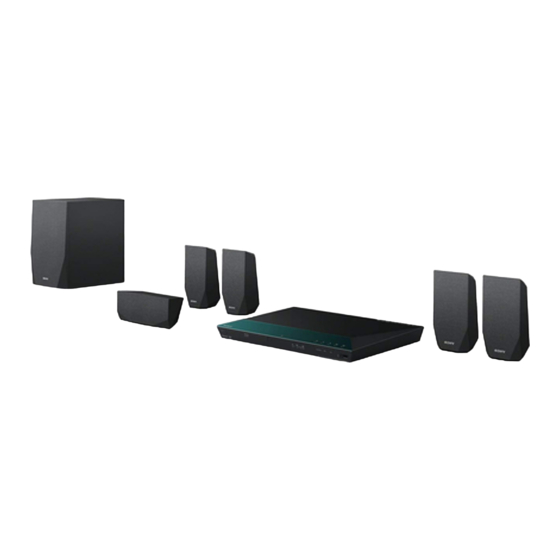 Sony BDV-E6100 Guía De Referencia