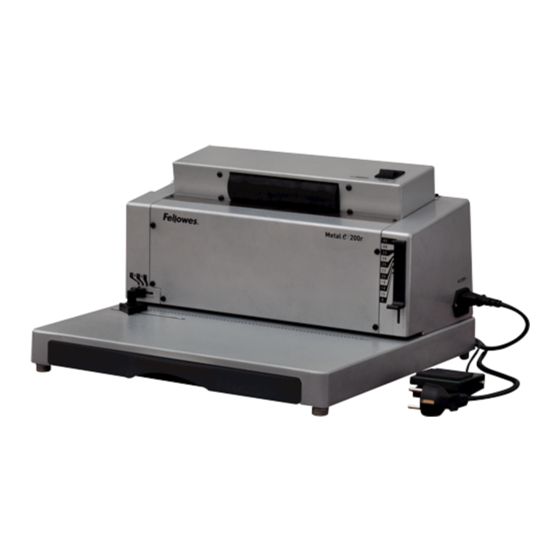 Fellowes Metal E-200r Manual De Instrucciones