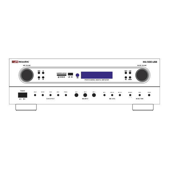 Mark MA 500 USB Instrucciones De Usuario