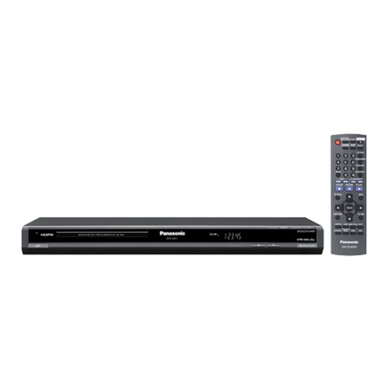 Panasonic DVD-S511 Manual De Instrucciones