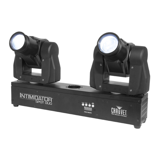 Chauvet INTIMIDATOR SPOT DUO Guía De Referencia Rápida